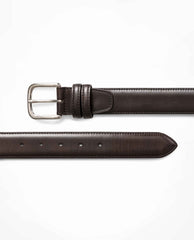 Custom Made Dark Brown Fine Calf Belt