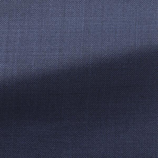 Marzotto Mid Blue Sharkskin Merino Wool Stretch
