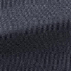 Marzotto 365 Midnight Blue Merino Wool Stretch Sharkskin