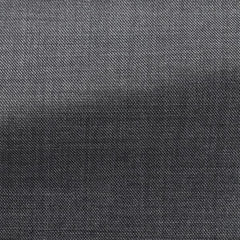 Marzotto 365 Mid Grey Merino Wool Stretch Sharkskin