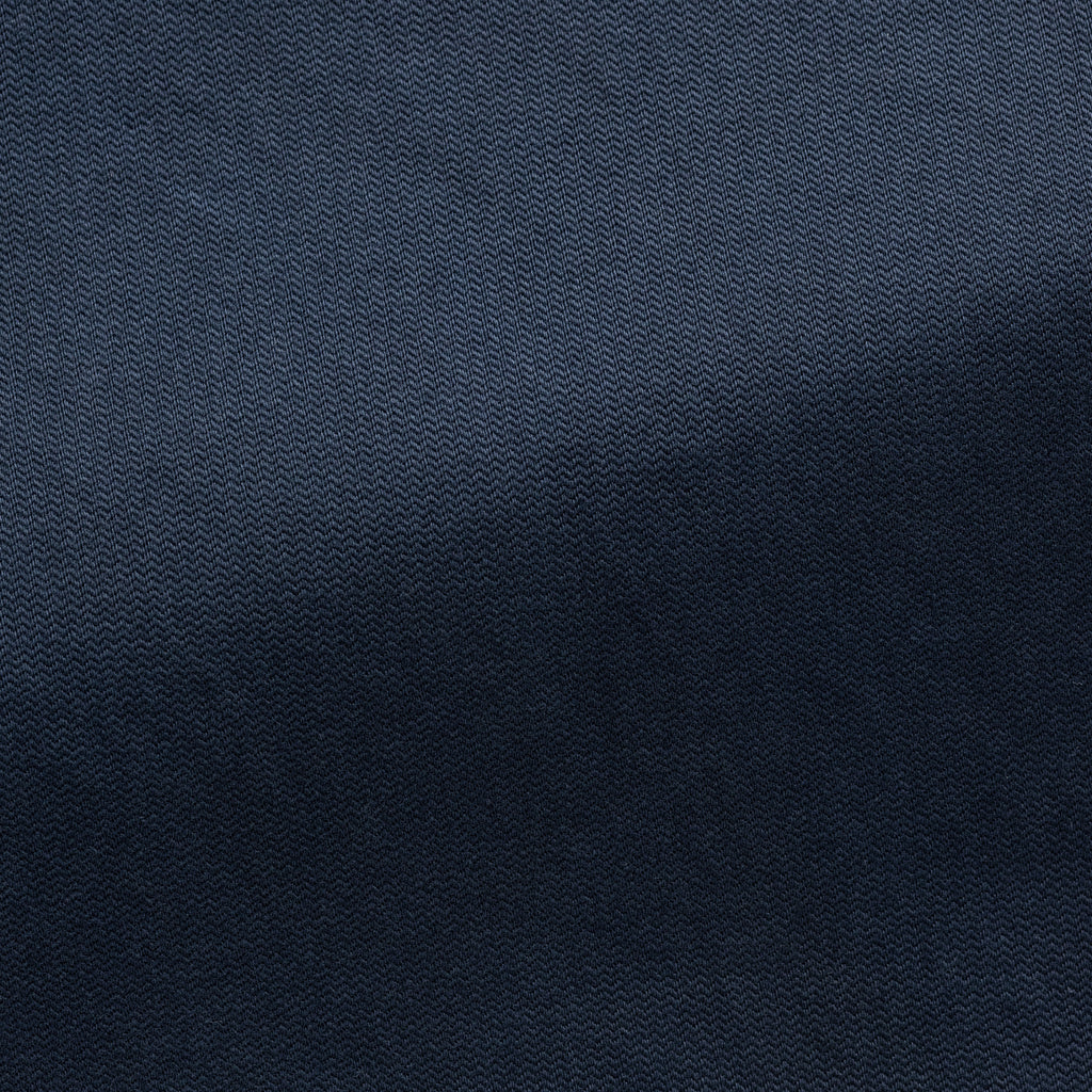 Olimpias Cotton Dark Blue Garment Dyed Stretch Broken Twill