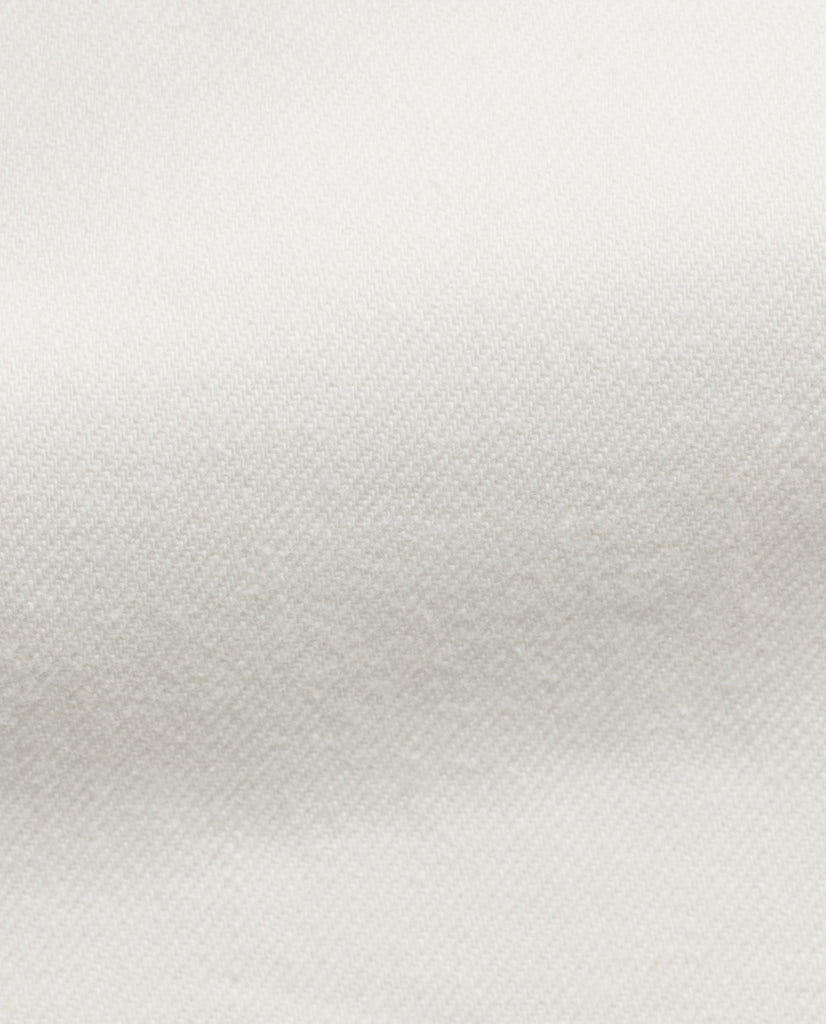 Trousers Olimpias Off White Heavy Cotton Twill Stretch