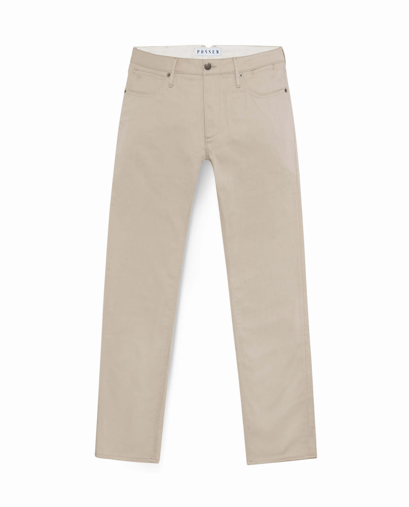 Olimpias Trousers Olimpias Sand Heavy Cotton Twill Stretch