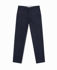 Olimpias Trousers Olimpias Navy Heavy Cotton Twill Stretch