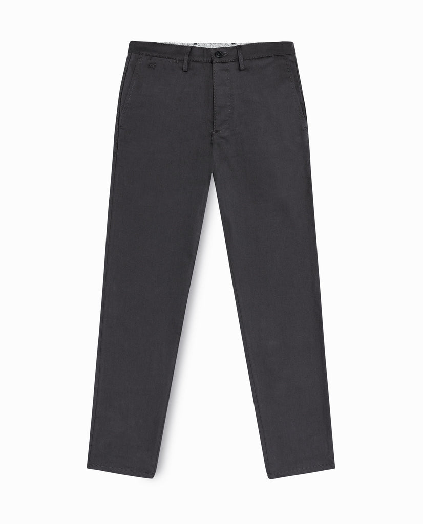Olimpias Trousers Olimpias Grey Heavy Cotton Twill Stretch