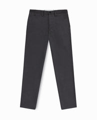 Olimpias Trousers Olimpias Grey Heavy Cotton Twill Stretch
