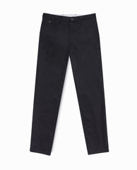 Olimpias Trousers Olimpias Black Heavy Cotton Twill Stretch
