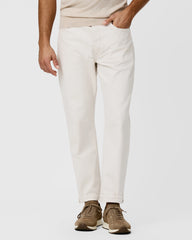 Trousers Olimpias Light Sand Heavy Cotton Twill Stretch