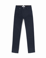 Olimpias Trousers Olimpias Midnight Blue Heavy Cotton Twill Stretch