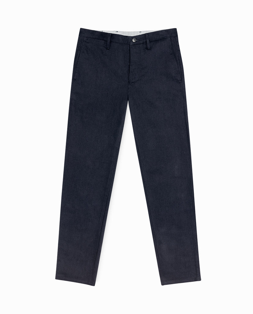 Olimpias Trousers Olimpias Midnight Blue Heavy Cotton Twill Stretch
