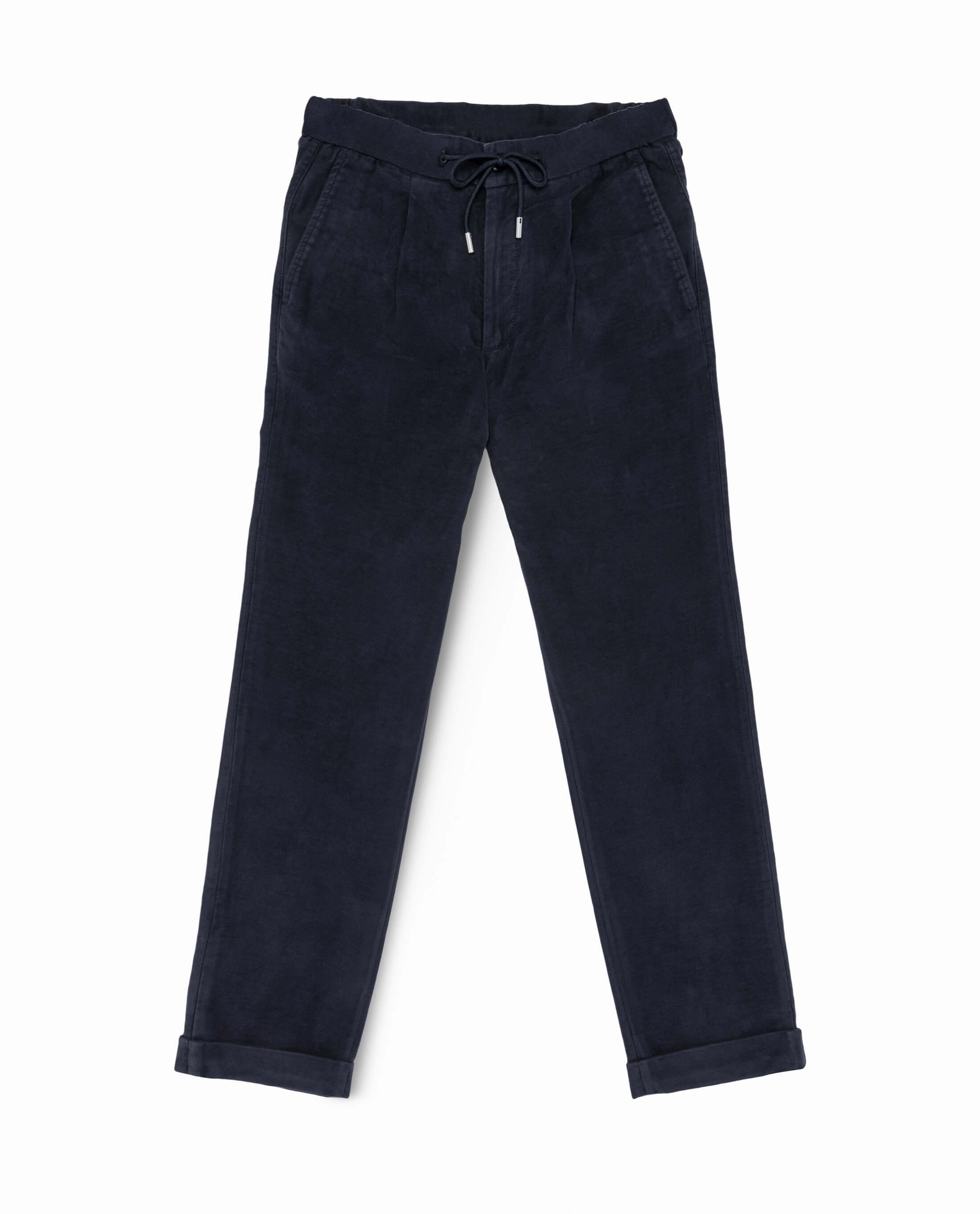 Olimpias Midnight Blue Moleskin Cotton Stretch