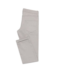Trousers Olimpias Light Grey Heavy Cotton Twill Stretch