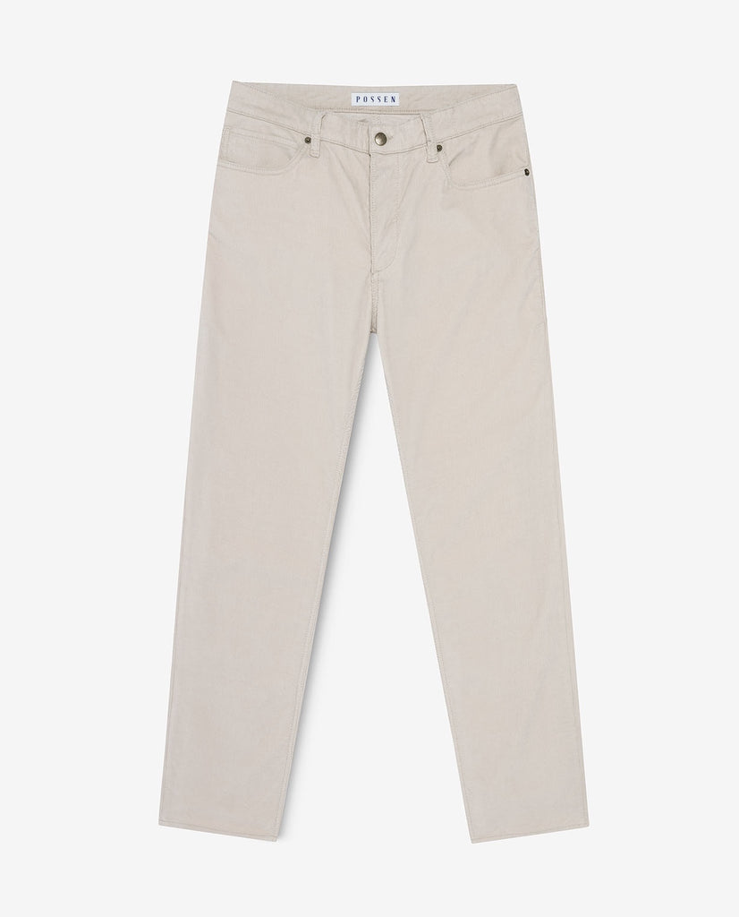 Olimpias Trousers Olimpias Light Sand Stretch Cotton-Lyocell Baby Corduroy