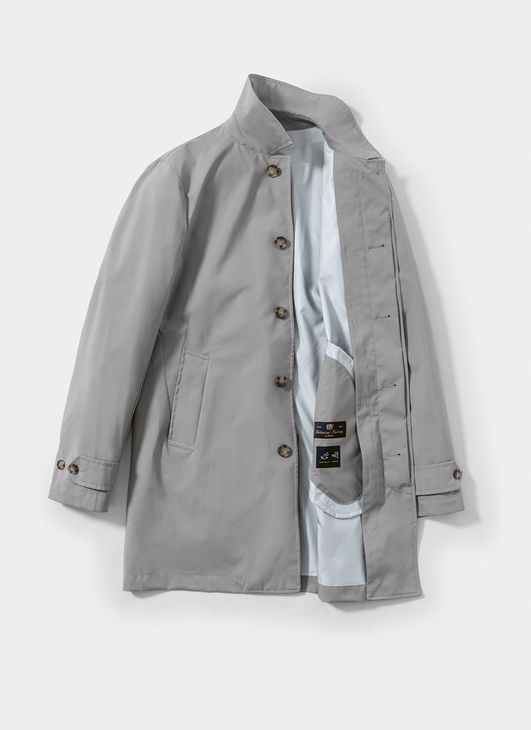 Olmetex Frost Grey Lightweight Bonded Water-Repellent Technical Windbreaker