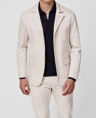 Olimpias Light Sand Heavy Cotton Stretch Twill