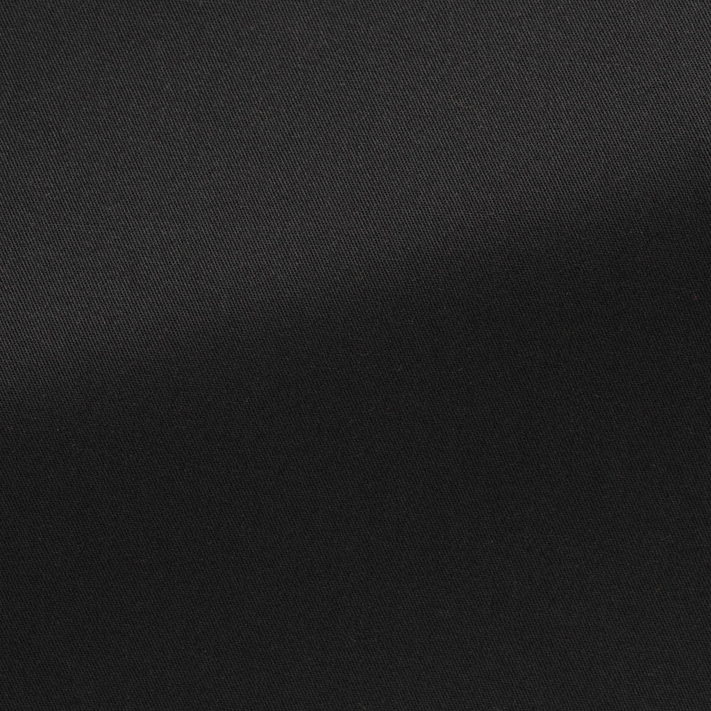 Albizzate Black Lightweight Cotton Stretch Twill