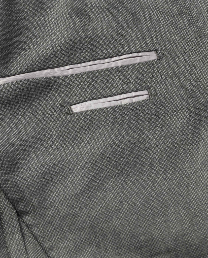 Barberis Canonico 365 Doppio Ritorto S130 Merino Wool Graphite Grey Panama