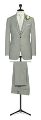 Angelico 365 Doppio Ritorto S130 Merino Wool Twill Smoke Grey Mélange