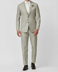 Angelico 365 Doppio Ritorto S130 Merino Wool Twill Smoke Grey Mélange