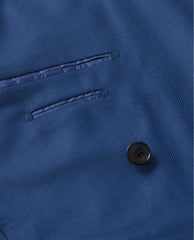Barberis Canonico Bright Blue Birdseye S130 Doppio Ritorto Merino Wool