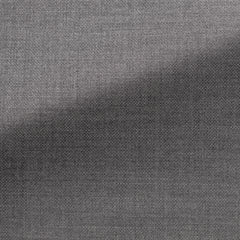 Dino Filarte 365 Collection Mid Grey S130 Doppio Ritorto Merino Wool Panama