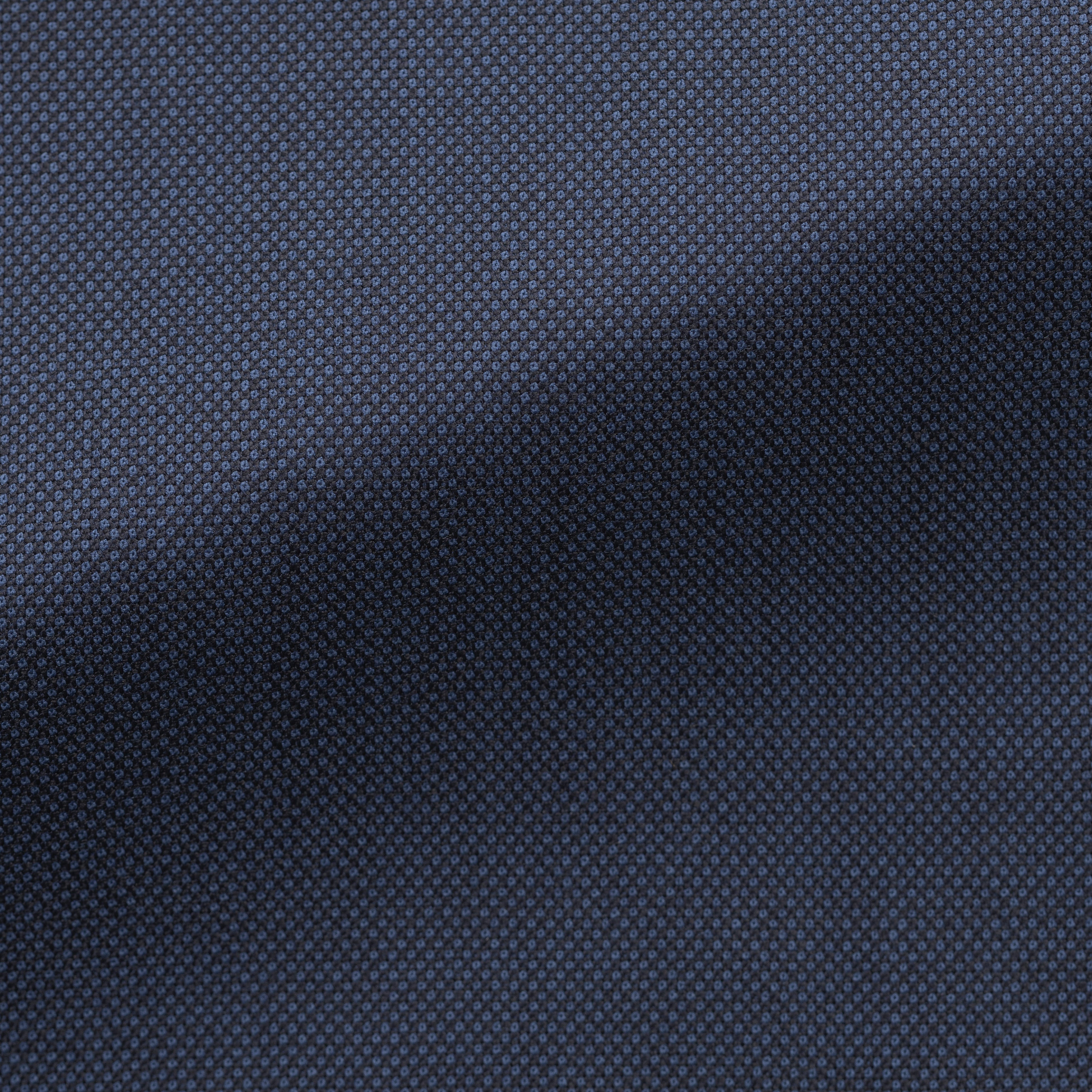 Dino Filarte 365 Collection Slate Blue S130 Doppio Ritorto Merino Wool Birdseye