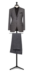 Barberis Canonico 365 Essentials Merino Wool Mid Grey Twill