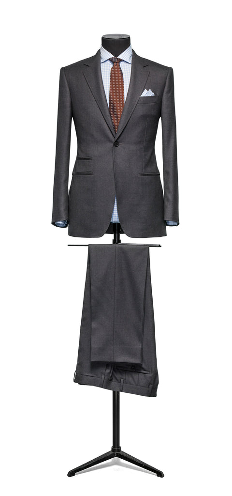 Barberis Canonico 365 Essentials Merino Wool Anthracite Twill