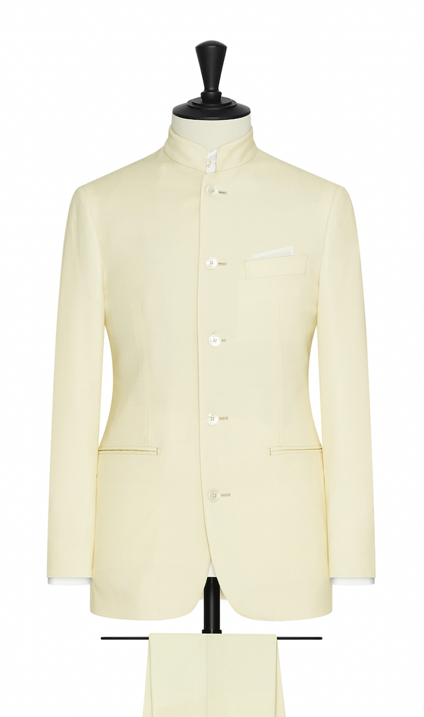 Zignone Ivory S120 Merino Wool Sablé