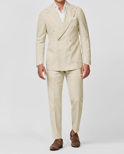 Paulo Oliveira Bone Wool & Linen Stretch
