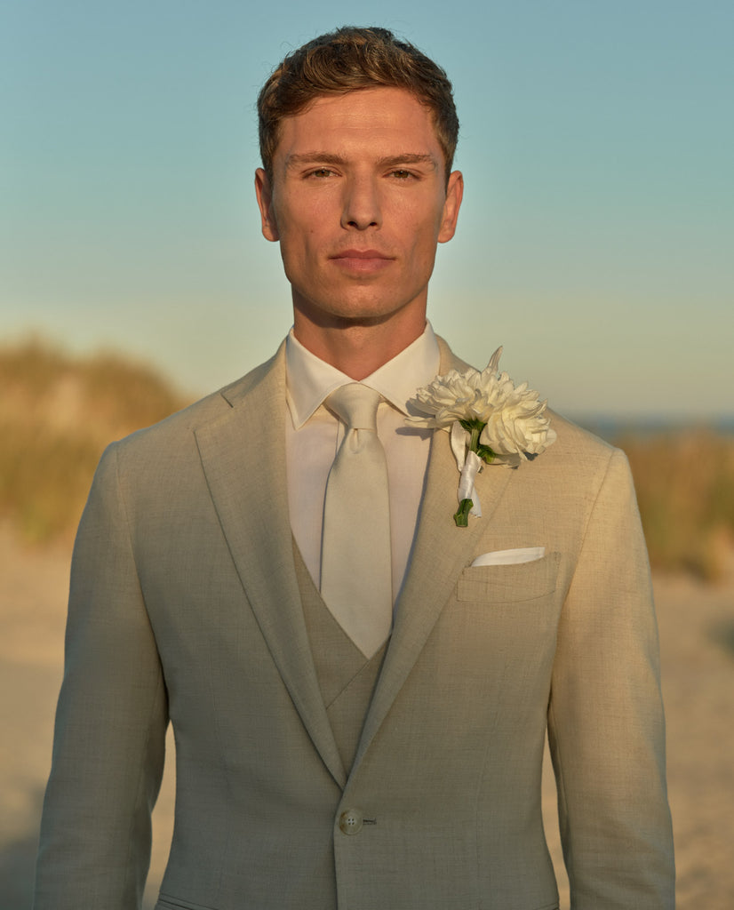 Paulo Oliveira Bone Wool & Linen Stretch