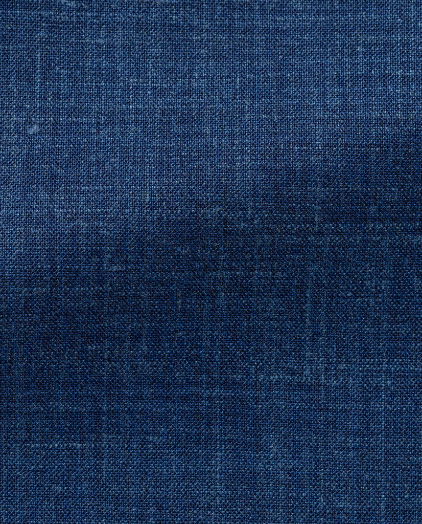 Trousers Paulo Oliveira Twilight Blue Stretch Wool & Linen Blend