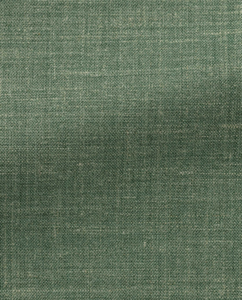 Trousers Paulo Oliveira Laurel Green Stretch Wool & Linen Blend