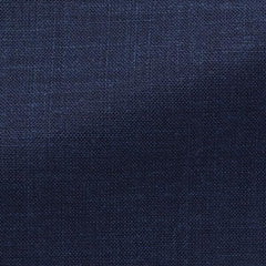 Paulo Oliveira Navy Blue Wool & Linen Stretch