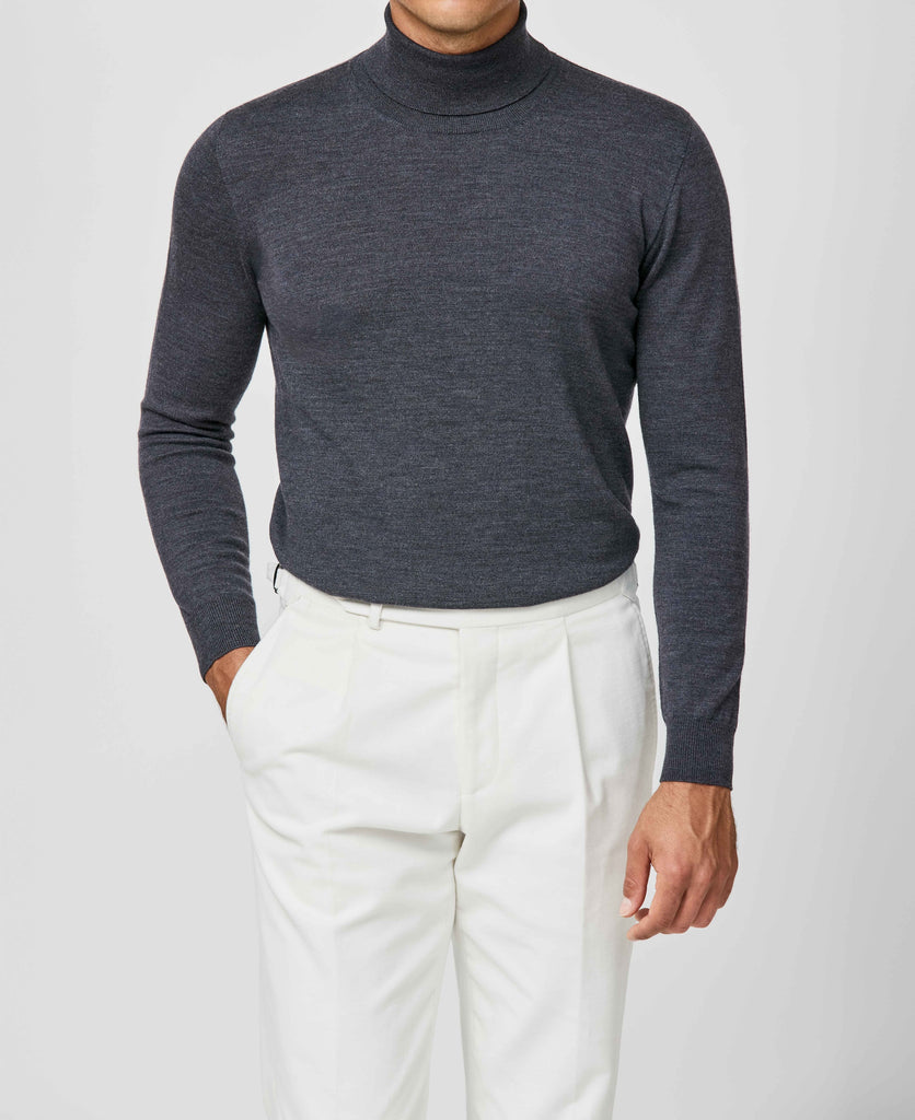 Denim Blue S160 Ultra-Fine Merino Wool