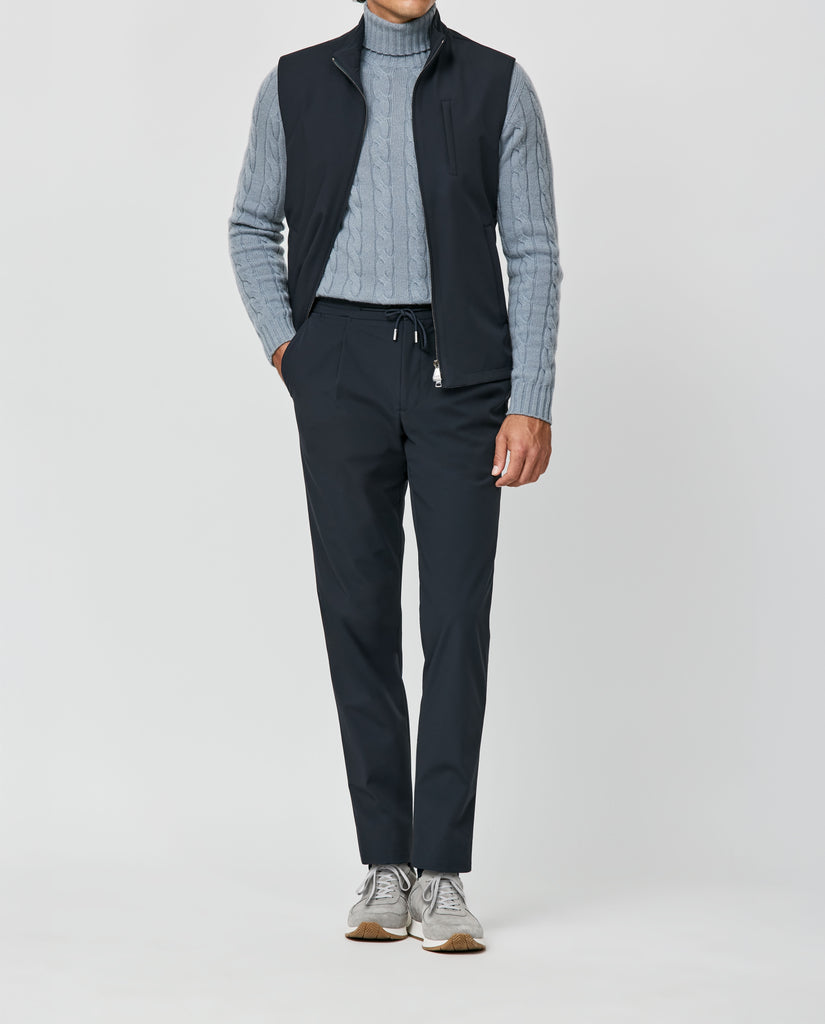 Olmetex Midnight Blue Water Repellent Technical Stretch