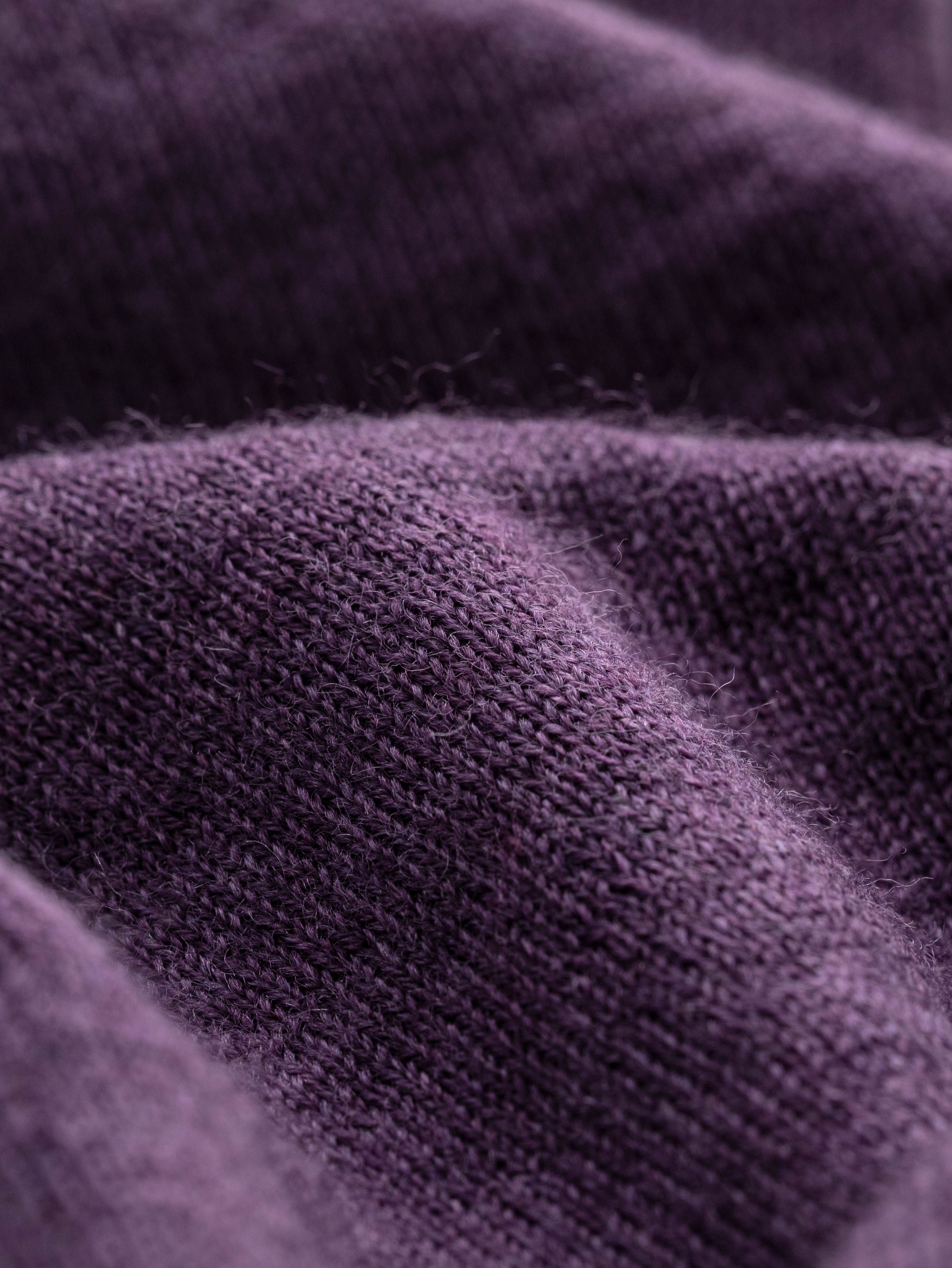 Zegna Baruffa Purple Mélange Pure Extra Fine Merino