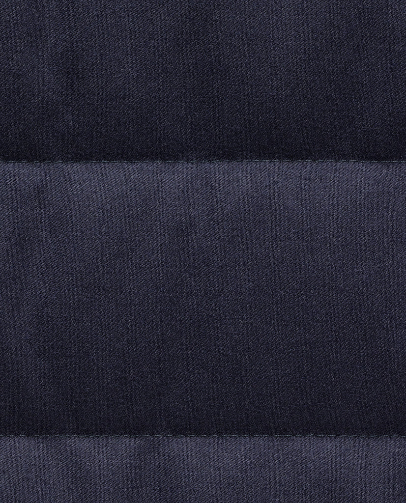 Barberis Canonico Midnight Blue Natural Stretch S120 Wool Flannel Vest / Bodywarmer