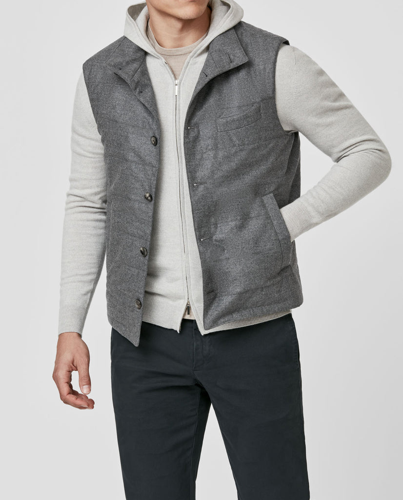 Papi Fabio Silver Grey Wool & Cashmere