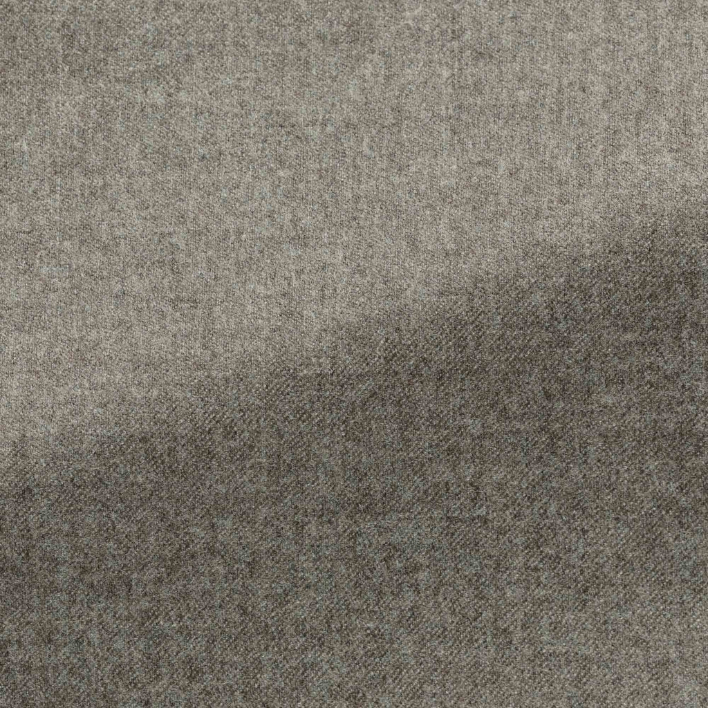 Trousers Barberis Canonico Taupe Flannel S120 Merino Wool with Natural Stretch