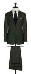 Barberis Canonico forest green natural stretch s120 wool flannel Inspiration
