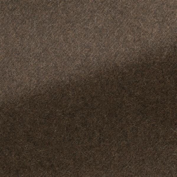 Chocolate Brown-olive Green Wool-silk Double Faced Flannel