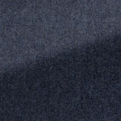 Trousers Barberis Canonico Storm Blue Flannel S120 Merino Wool with Natural Stretch