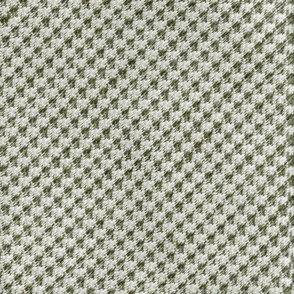 Green-white Linen-silk Puppytooth