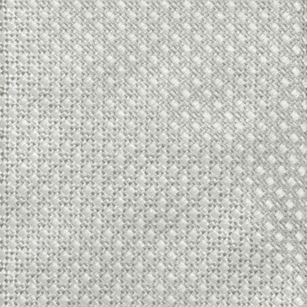 Silver-white Silk With Geometric Pattern