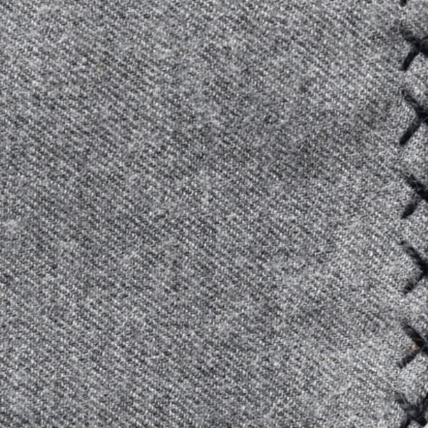 Grey Flannel - Midnight Blue Handstitched