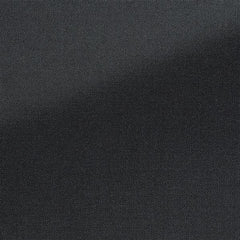 Carlo Barbera Black Stretch Wool Blend Twill