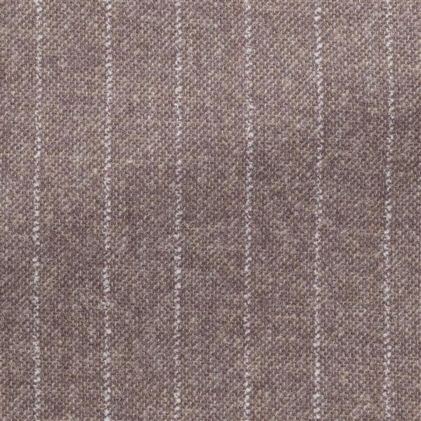 Ferla Pale Pink Stretch Alpaca-wool Blend W/ White Pin Stripes