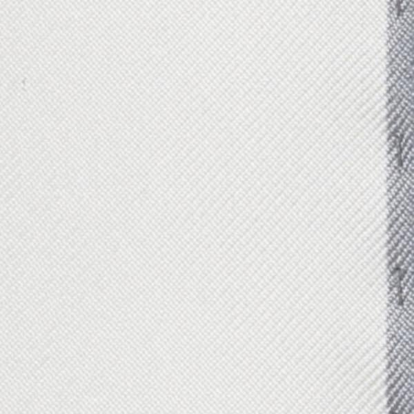 White Silk - Light Grey Edge