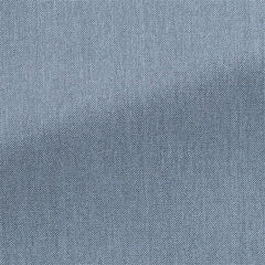 Carlo Barbera Light Blue Stretch Wool Blend Twill